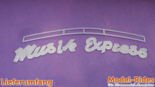 Musik Express Schriftzug